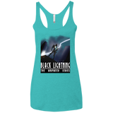 T-Shirts Tahiti Blue / X-Small Black Lightning Series Women's Triblend Racerback Tank