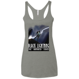 T-Shirts Venetian Grey / X-Small Black Lightning Series Women's Triblend Racerback Tank