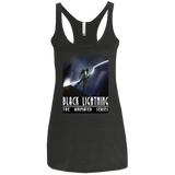 T-Shirts Vintage Black / X-Small Black Lightning Series Women's Triblend Racerback Tank