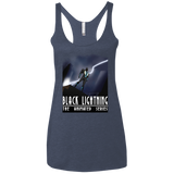 T-Shirts Vintage Navy / X-Small Black Lightning Series Women's Triblend Racerback Tank