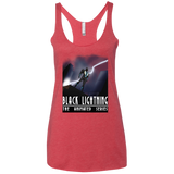 T-Shirts Vintage Red / X-Small Black Lightning Series Women's Triblend Racerback Tank