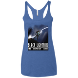 T-Shirts Vintage Royal / X-Small Black Lightning Series Women's Triblend Racerback Tank