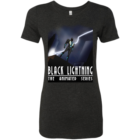 T-Shirts Vintage Black / S Black Lightning Series Women's Triblend T-Shirt