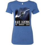 T-Shirts Vintage Royal / S Black Lightning Series Women's Triblend T-Shirt