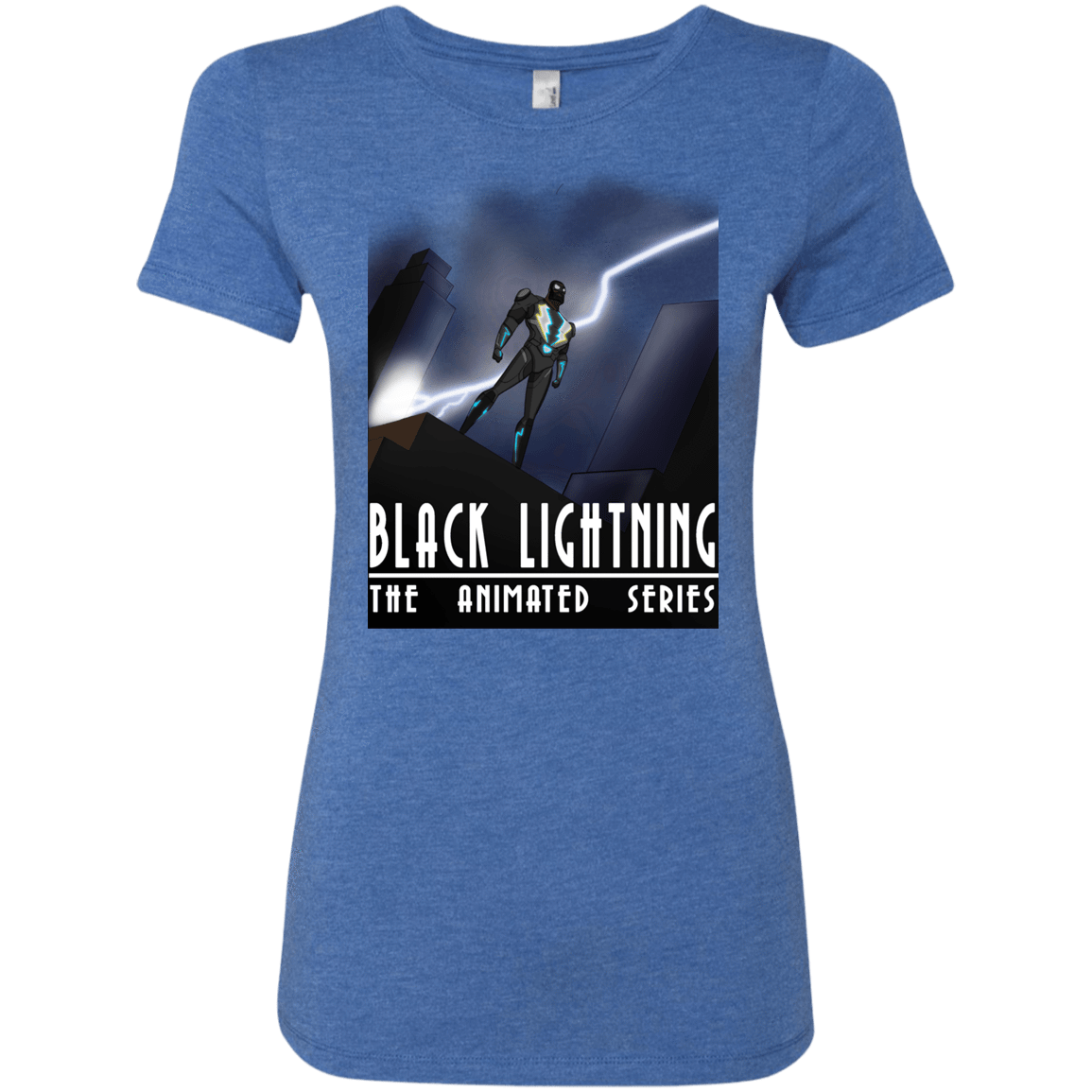 T-Shirts Vintage Royal / S Black Lightning Series Women's Triblend T-Shirt