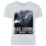 T-Shirts Heather White / YXS Black Lightning Series Youth Triblend T-Shirt