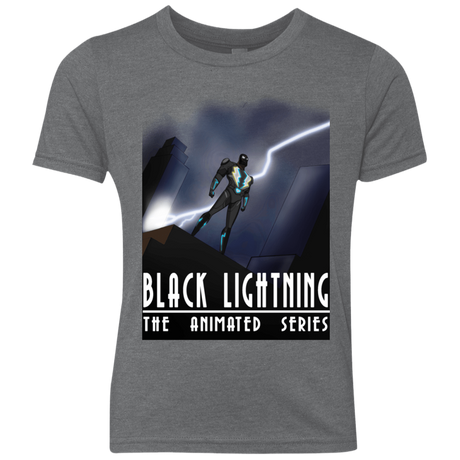 T-Shirts Premium Heather / YXS Black Lightning Series Youth Triblend T-Shirt