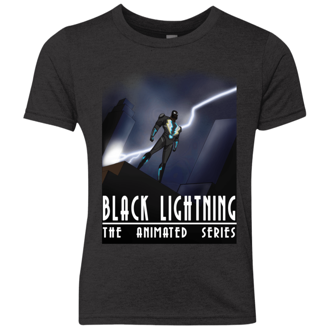 T-Shirts Vintage Black / YXS Black Lightning Series Youth Triblend T-Shirt