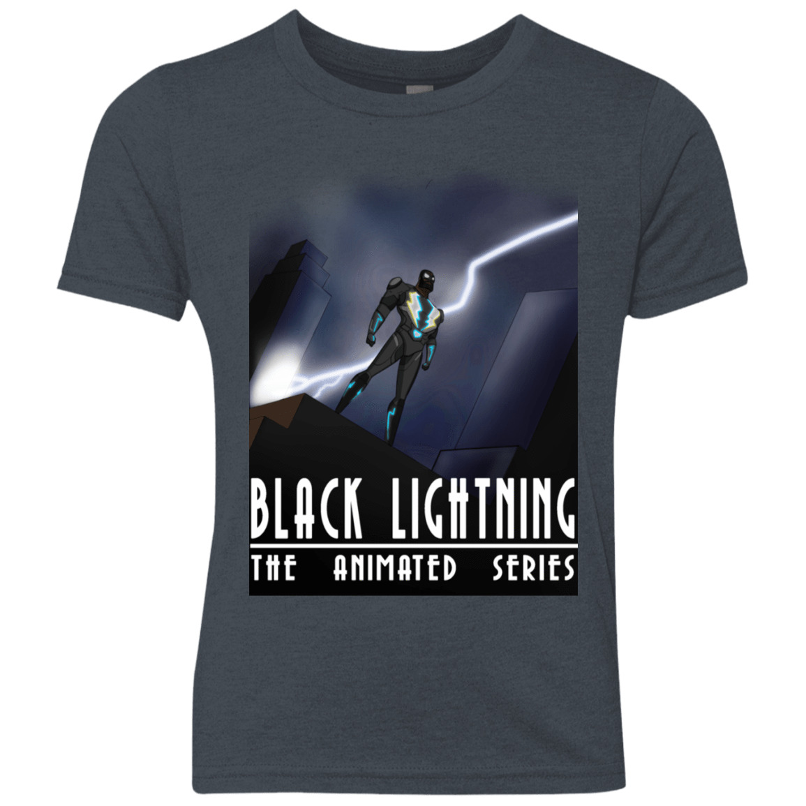 T-Shirts Vintage Navy / YXS Black Lightning Series Youth Triblend T-Shirt