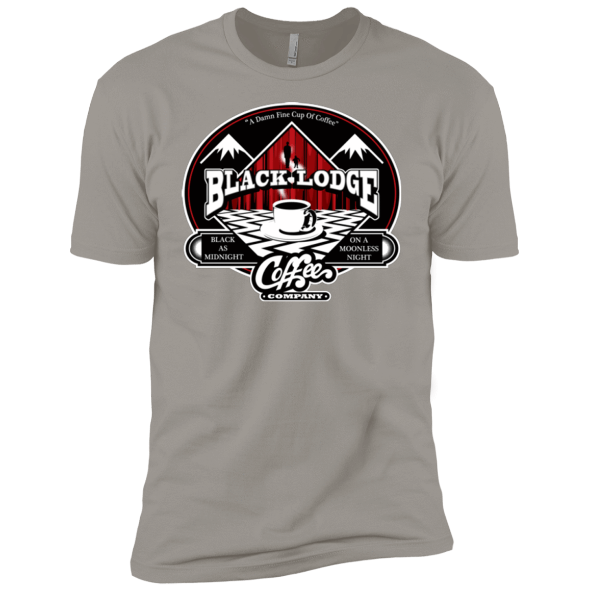 T-Shirts Light Grey / YXS Black Lodge Coffee Company Boys Premium T-Shirt