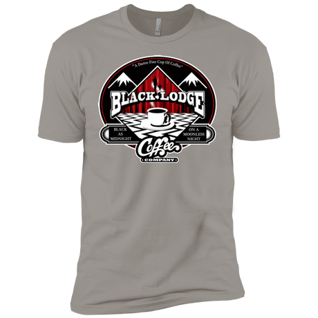 T-Shirts Light Grey / YXS Black Lodge Coffee Company Boys Premium T-Shirt