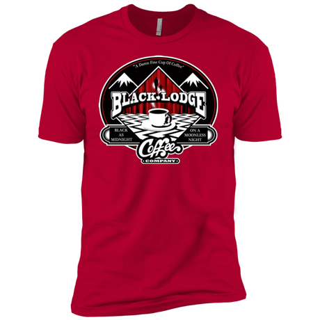 T-Shirts Red / YXS Black Lodge Coffee Company Boys Premium T-Shirt