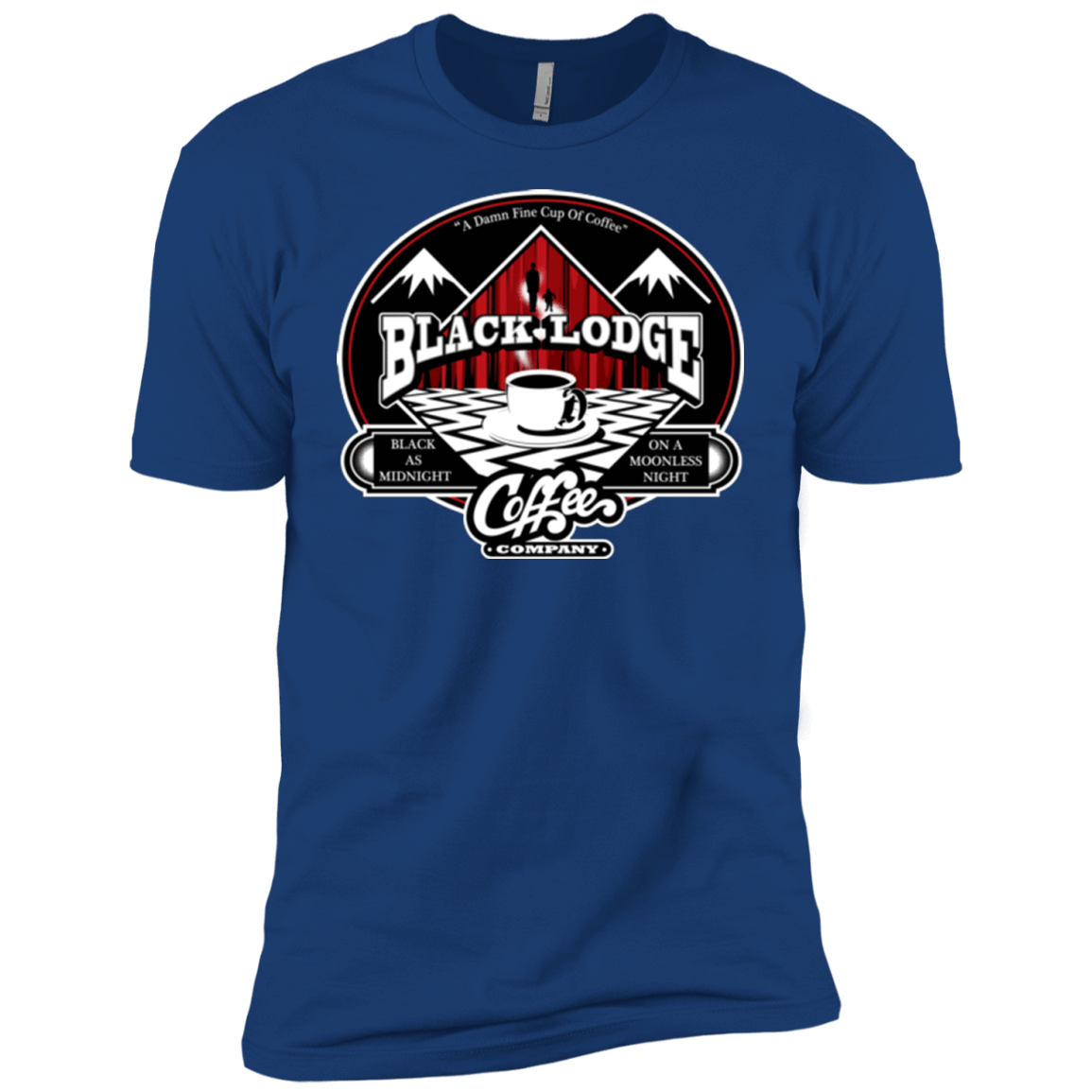 T-Shirts Royal / YXS Black Lodge Coffee Company Boys Premium T-Shirt