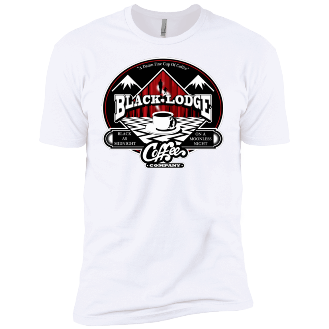 T-Shirts White / YXS Black Lodge Coffee Company Boys Premium T-Shirt