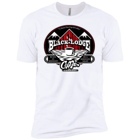 T-Shirts White / YXS Black Lodge Coffee Company Boys Premium T-Shirt