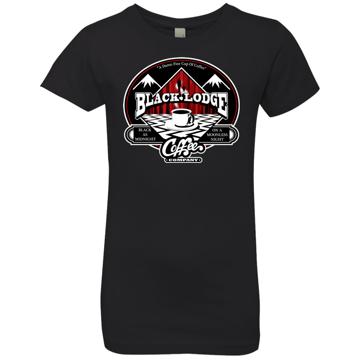 T-Shirts Black / YXS Black Lodge Coffee Company Girls Premium T-Shirt