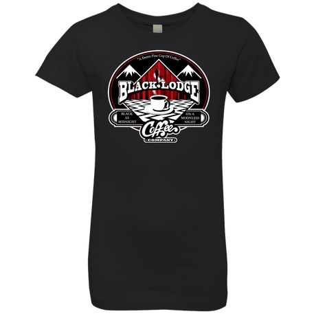 T-Shirts Black / YXS Black Lodge Coffee Company Girls Premium T-Shirt