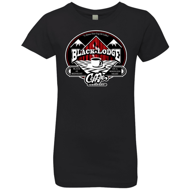 T-Shirts Black / YXS Black Lodge Coffee Company Girls Premium T-Shirt