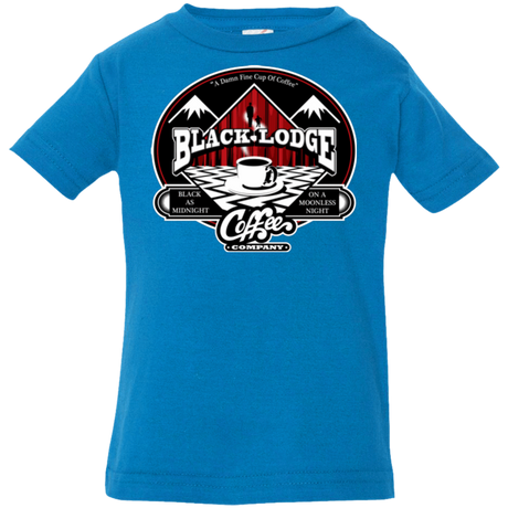 T-Shirts Cobalt / 6 Months Black Lodge Coffee Company Infant Premium T-Shirt