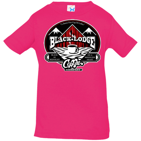 T-Shirts Hot Pink / 6 Months Black Lodge Coffee Company Infant Premium T-Shirt