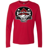 T-Shirts Red / Small Black Lodge Coffee Company Men's Premium Long Sleeve