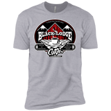 T-Shirts Heather Grey / X-Small Black Lodge Coffee Company Men's Premium T-Shirt