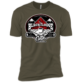 T-Shirts Military Green / X-Small Black Lodge Coffee Company Men's Premium T-Shirt
