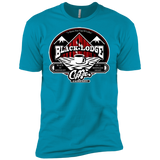 T-Shirts Turquoise / X-Small Black Lodge Coffee Company Men's Premium T-Shirt