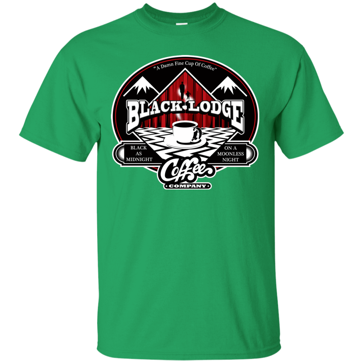 T-Shirts Irish Green / Small Black Lodge Coffee Company T-Shirt