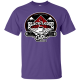 T-Shirts Purple / Small Black Lodge Coffee Company T-Shirt