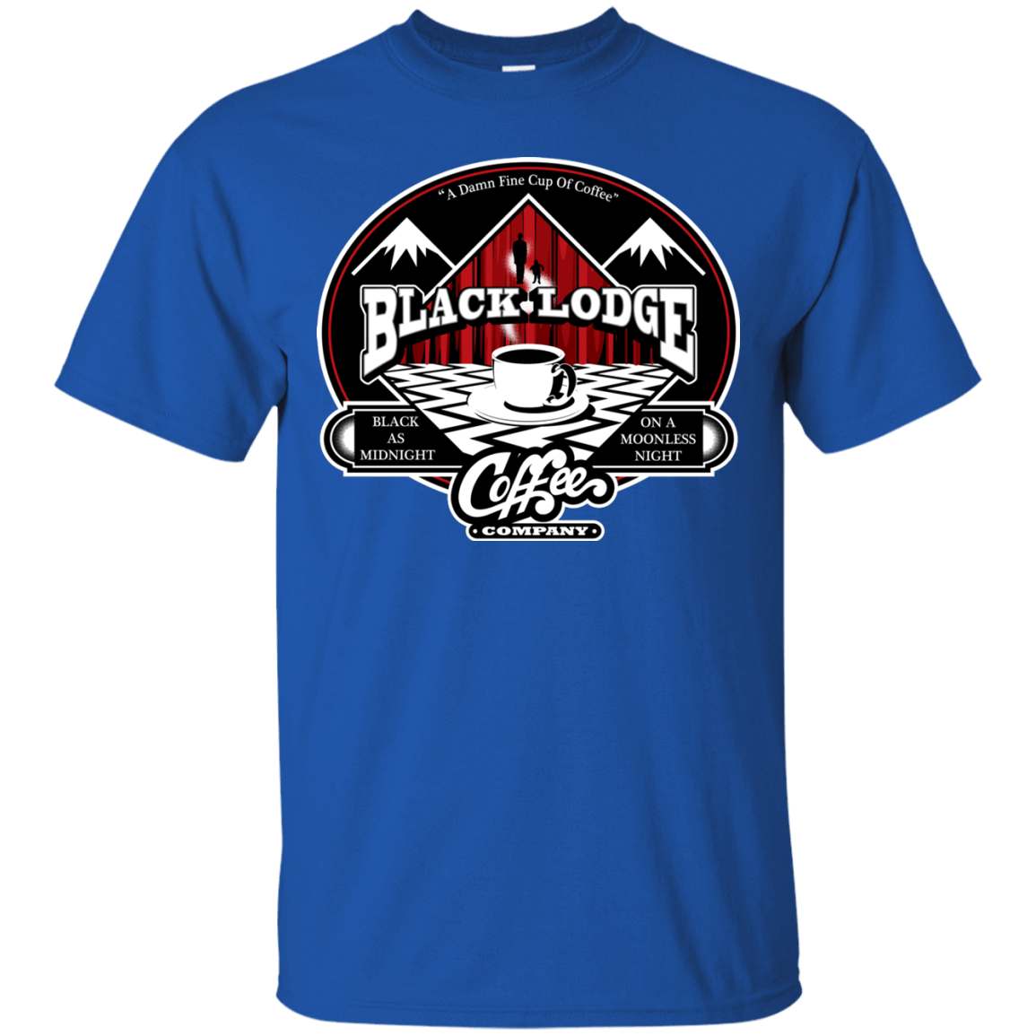 T-Shirts Royal / Small Black Lodge Coffee Company T-Shirt