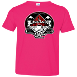 T-Shirts Hot Pink / 2T Black Lodge Coffee Company Toddler Premium T-Shirt