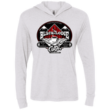 T-Shirts Heather White / X-Small Black Lodge Coffee Company Triblend Long Sleeve Hoodie Tee