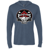 T-Shirts Indigo / X-Small Black Lodge Coffee Company Triblend Long Sleeve Hoodie Tee