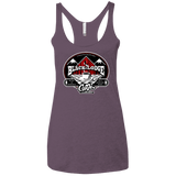 T-Shirts Vintage Purple / X-Small Black Lodge Coffee Company Women's Triblend Racerback Tank