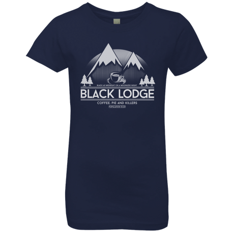 T-Shirts Midnight Navy / YXS Black Lodge Girls Premium T-Shirt