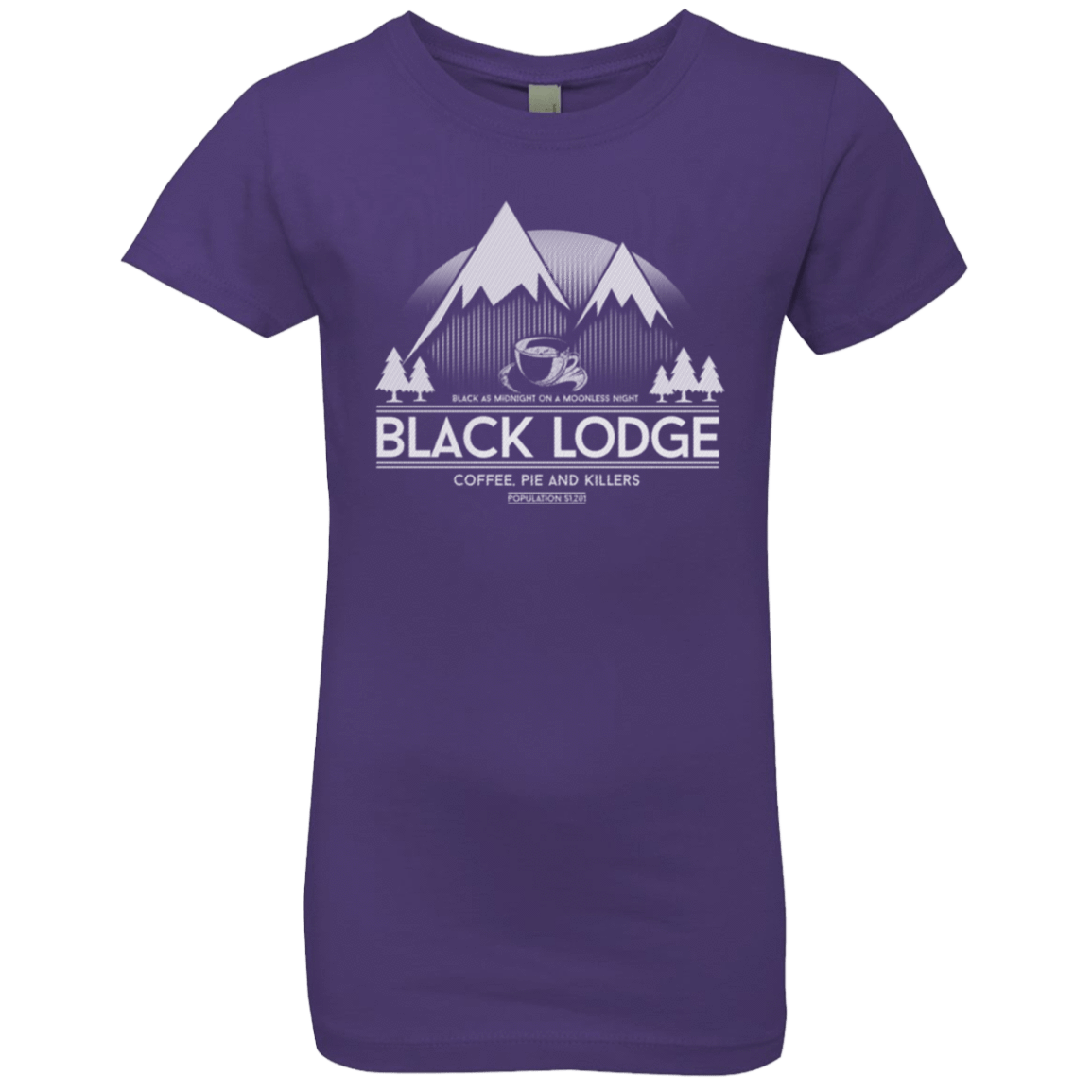 T-Shirts Purple Rush / YXS Black Lodge Girls Premium T-Shirt