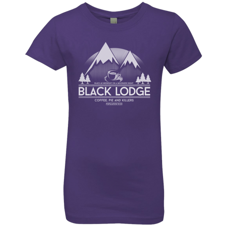 T-Shirts Purple Rush / YXS Black Lodge Girls Premium T-Shirt
