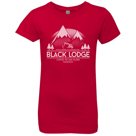 T-Shirts Red / YXS Black Lodge Girls Premium T-Shirt