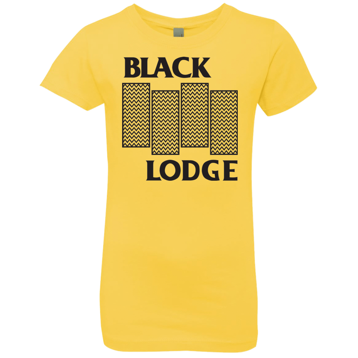 T-Shirts Vibrant Yellow / YXS BLACK LODGE Girls Premium T-Shirt