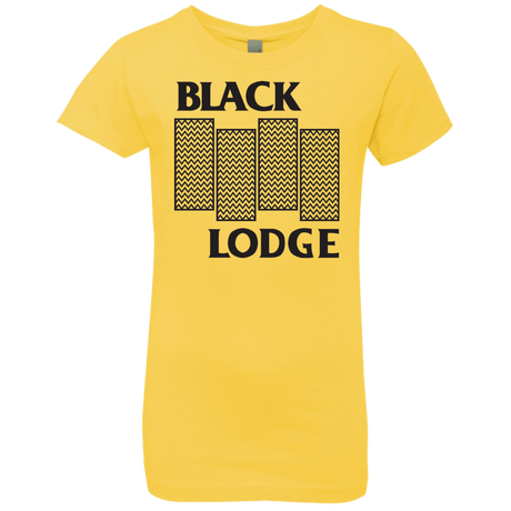 T-Shirts Vibrant Yellow / YXS BLACK LODGE Girls Premium T-Shirt