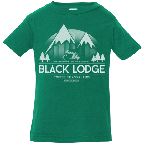 T-Shirts Kelly / 6 Months Black Lodge Infant Premium T-Shirt