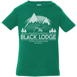T-Shirts Kelly / 6 Months Black Lodge Infant Premium T-Shirt