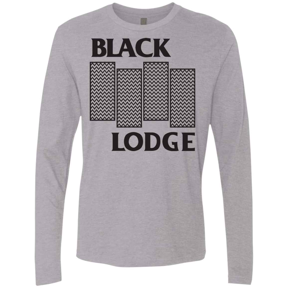 T-Shirts Heather Grey / Small BLACK LODGE Men's Premium Long Sleeve