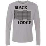 T-Shirts Heather Grey / Small BLACK LODGE Men's Premium Long Sleeve