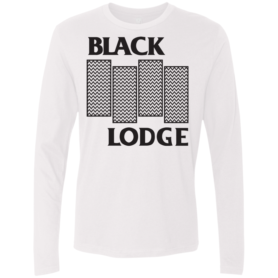 T-Shirts White / Small BLACK LODGE Men's Premium Long Sleeve