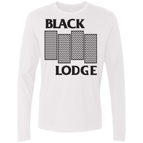 T-Shirts White / Small BLACK LODGE Men's Premium Long Sleeve