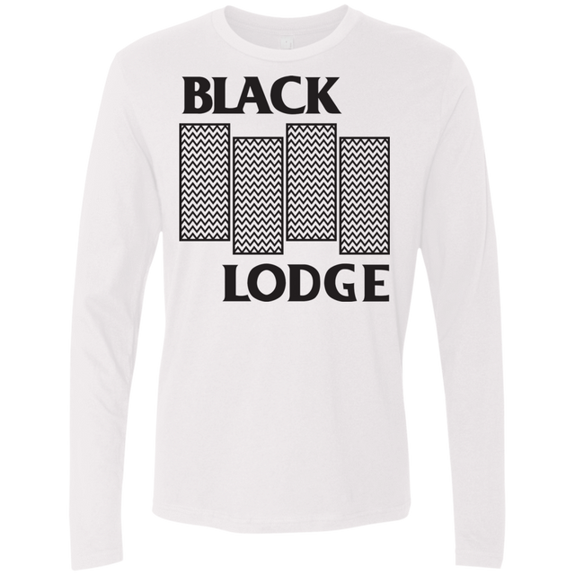 T-Shirts White / Small BLACK LODGE Men's Premium Long Sleeve