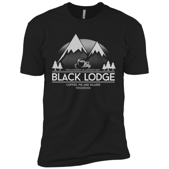 T-Shirts Black / X-Small Black Lodge Men's Premium T-Shirt