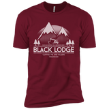 T-Shirts Cardinal / X-Small Black Lodge Men's Premium T-Shirt